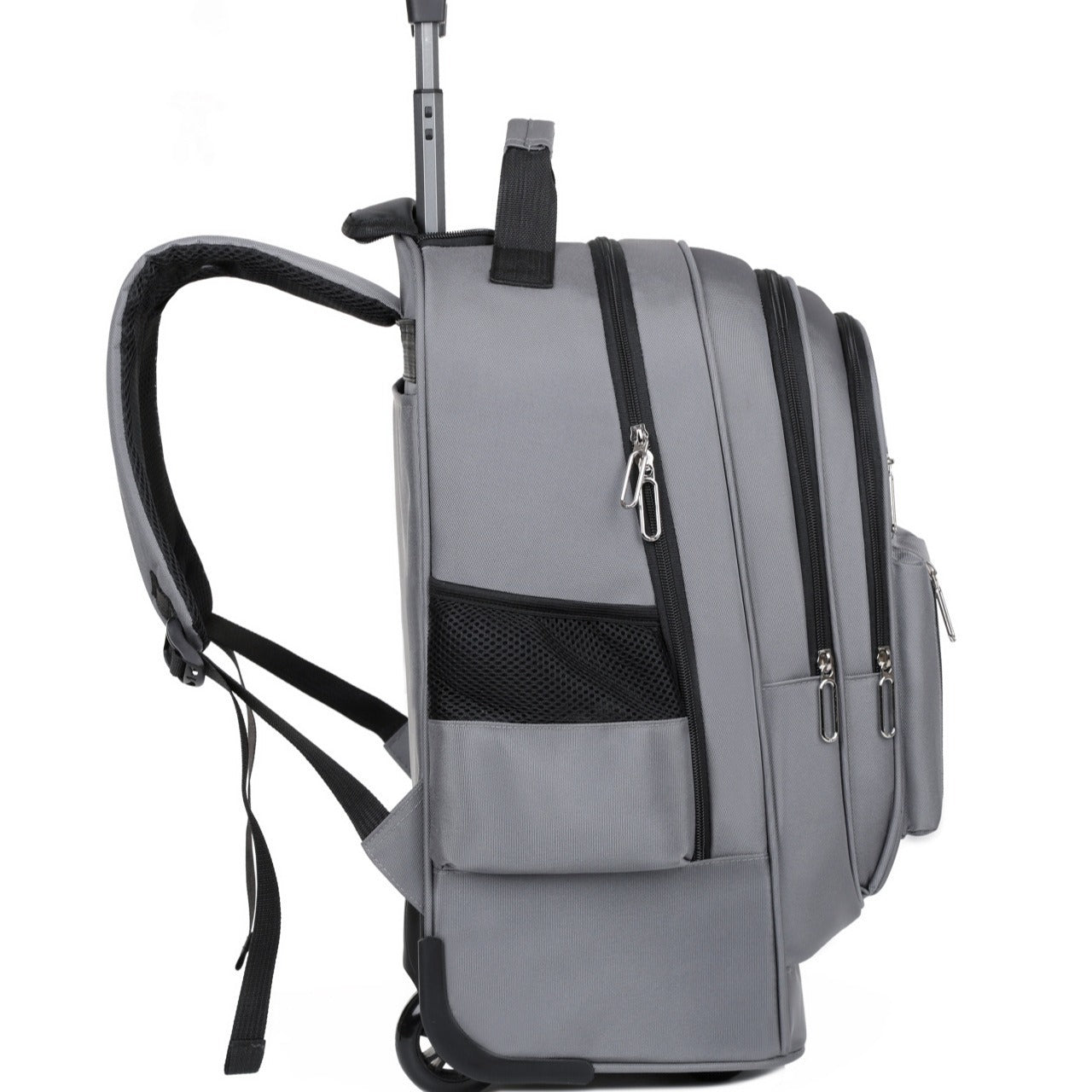 Men's backpack, pull rod backpack, travel box, men's large capacity drag luggage, universal wheel, high school, junior high school student backpack