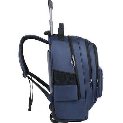 Men's backpack, pull rod backpack, travel box, men's large capacity drag luggage, universal wheel, high school, junior high school student backpack