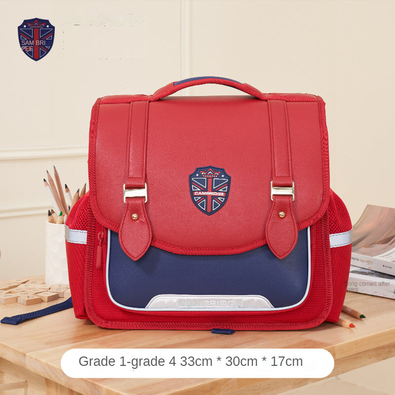 〖Primary Schoolbag〗 1-4 grades horizontal version students boys and girls shoulder bag for children and girls