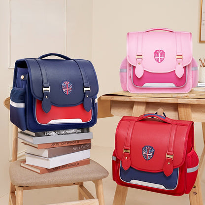 〖Primary Schoolbag〗 1-4 grades horizontal version students boys and girls shoulder bag for children and girls