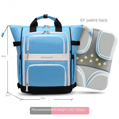 〖Primary Schoolbag〗 46th grade girl burden relief spine protection schoolbag primary school girl shoulder bag children's backpack