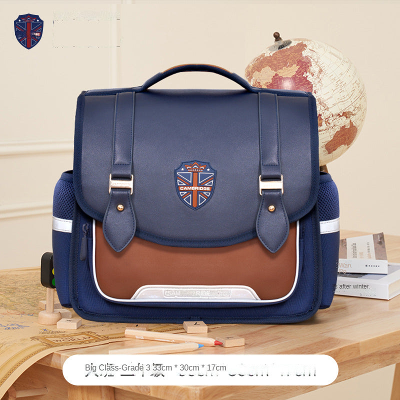 〖Primary Schoolbag〗 1-4 grades horizontal version students boys and girls shoulder bag for children and girls