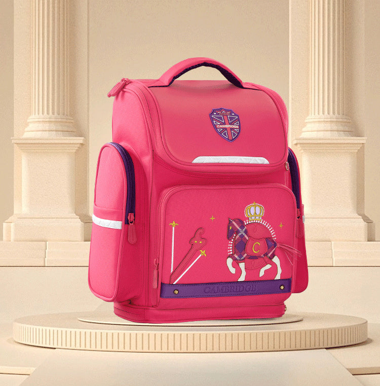 〖Primary Schoolbag〗 6-12 years old Grade 1-3-6 boy girl knight student children backpack schoolbag