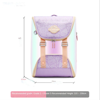 〖Primary Schoolbag〗 Girls Grade 1-6 Backpack Lightweight Backpack Endless colours