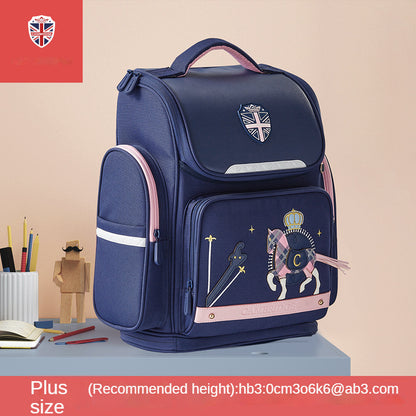 〖Primary Schoolbag〗 6-12 years old Grade 1-3-6 boy girl knight student children backpack schoolbag