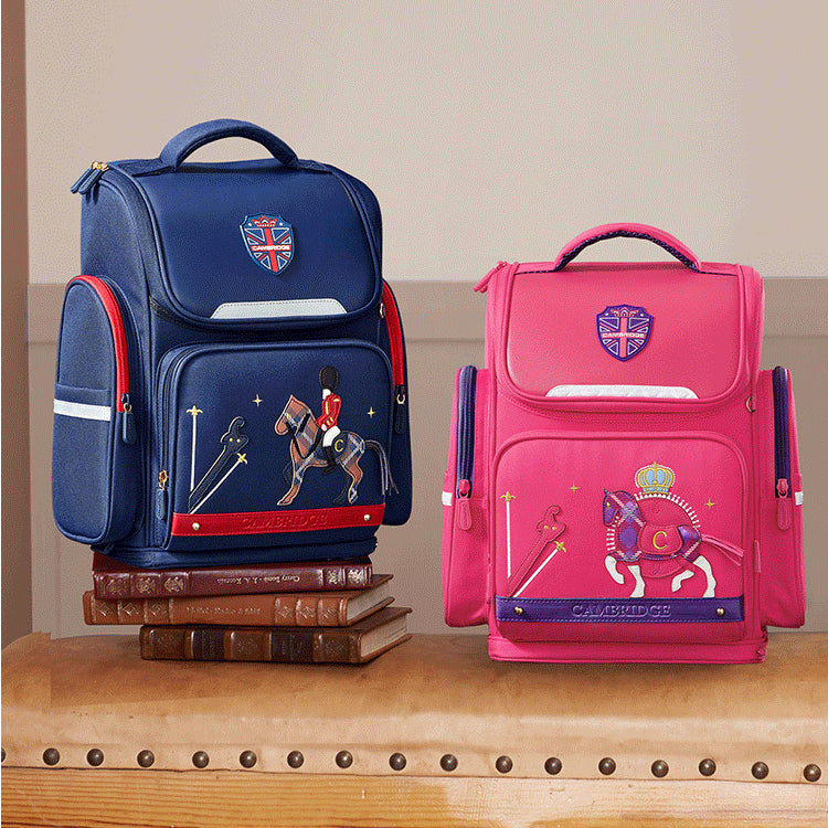 〖Primary Schoolbag〗 6-12 years old Grade 1-3-6 boy girl knight student children backpack schoolbag