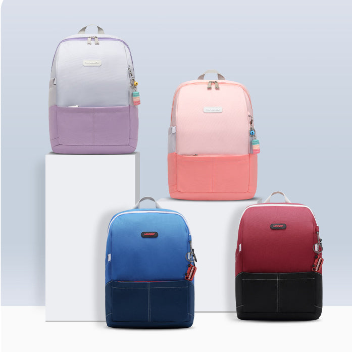 Hot〖Primary Schoolbag〗Grade 1-6 student girl backpack schoolbag pink purple