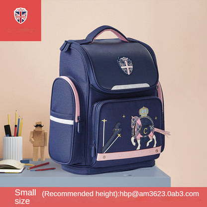 〖Primary Schoolbag〗 6-12 years old Grade 1-3-6 boy girl knight student children backpack schoolbag