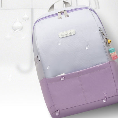 Hot〖Primary Schoolbag〗Grade 1-6 student girl backpack schoolbag pink purple