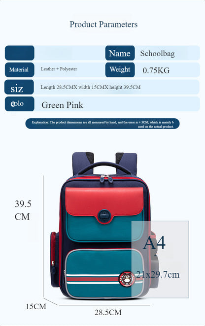 〖Primary School Bag〗 123-6th Grade Girls Backpack Lightweight Backpack Endless colours