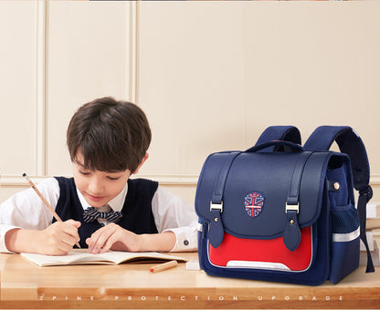 〖Primary Schoolbag〗 1-4 grades horizontal version students boys and girls shoulder bag for children and girls