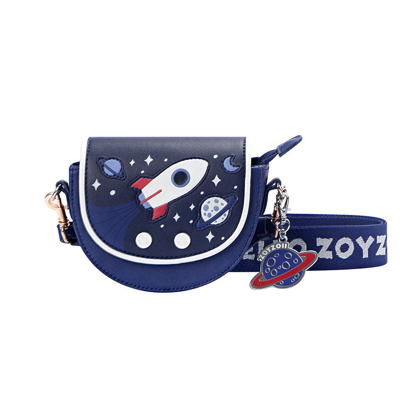 〖Kindergarten School Bags〗 3-6 years old boy and girl messenger one-piece bag cartoon coin purse bag