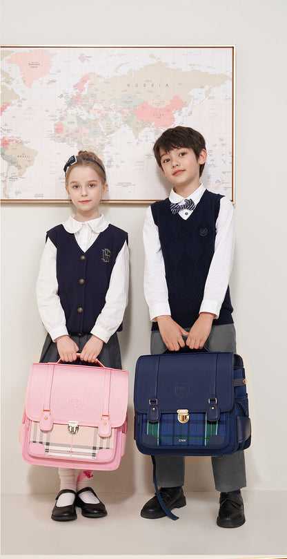 〖Primary Schoolbag〗 1-4 grades high-end girls boys schoolbags backpacks to reduce the burden and protect the spine