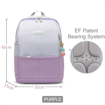 Hot〖Primary Schoolbag〗Grade 1-6 student girl backpack schoolbag pink purple