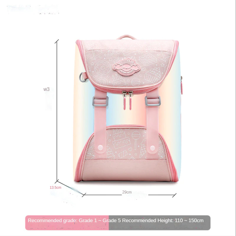 〖Primary Schoolbag〗 Girls Grade 1-6 Backpack Lightweight Backpack Endless colours