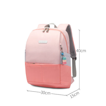 Hot〖Primary Schoolbag〗Grade 1-6 student girl backpack schoolbag pink purple