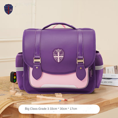 〖Primary Schoolbag〗 1-4 grades horizontal version students boys and girls shoulder bag for children and girls