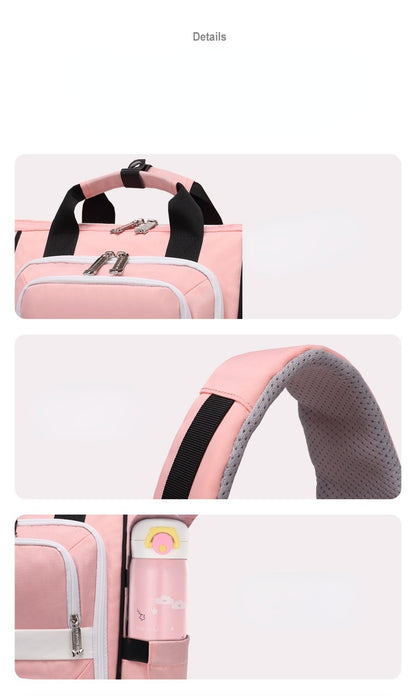 〖Primary Schoolbag〗 46th grade girl burden relief spine protection schoolbag primary school girl shoulder bag children's backpack