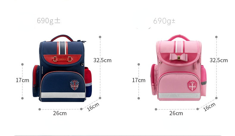 〖Kindergarten-Primary Schoolbag〗Kindergarten-Grade1 boys and girls student children backpack schoolbag reflective safety