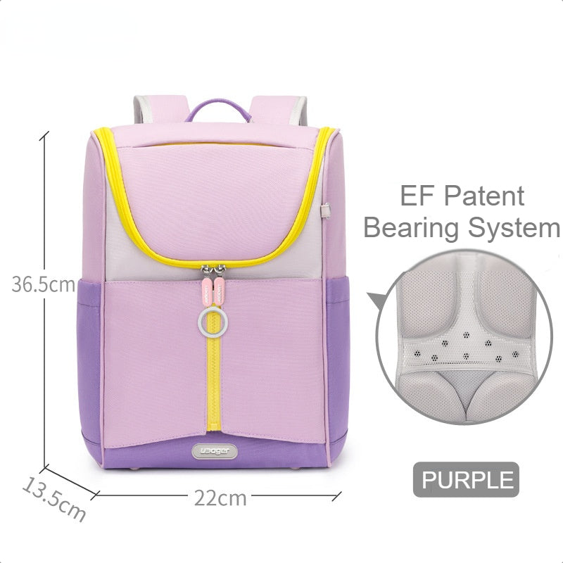 〖Primary Schoolbag〗 1-5 grades 6-12 years old boys and girls backpack large capacity spine protection