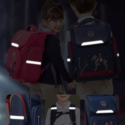 〖Primary Schoolbag〗 6-12 years old Grade 1-3-6 boy girl knight student children backpack schoolbag